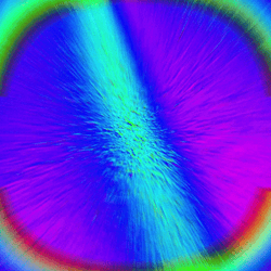 Rainbow Color Pumping Number 7 GIF