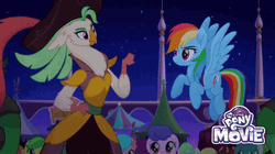 Rainbow Dash And Captain Celaeno GIF
