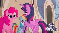 Rainbow Dash Friends Hot Air Balloon GIF