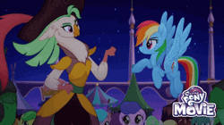 Rainbow Dash Happy Friends Ceremony GIF