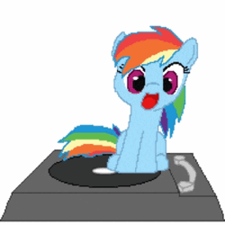 Rainbow Dash Spinning GIF