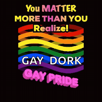 Rainbow Flag You Matter More Than You Realize Gay Dork Gay Pride GIF