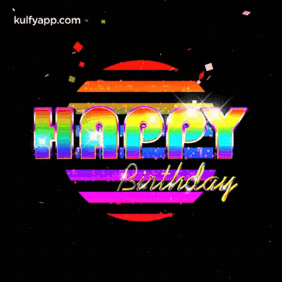 Rainbow Happy Birthday Greeting Card