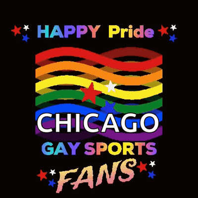 Rainbow Happy Pride Chicago Gay Sports Fans