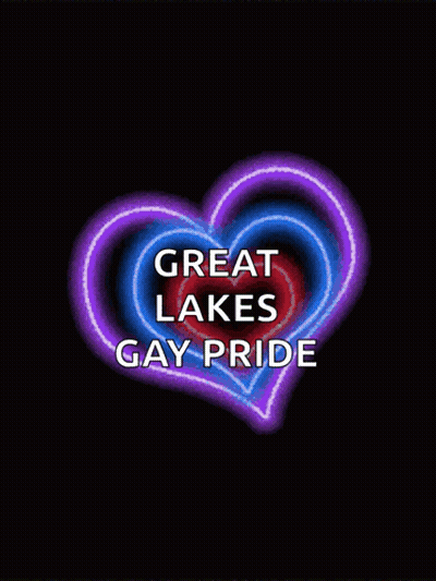 Rainbow Heart Great Lakes Gay Pride GIF