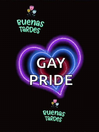 Rainbow Heart With Gay Pride GIF
