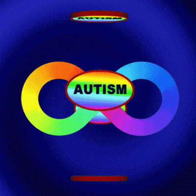 Rainbow Infinity Symbol Autism GIF