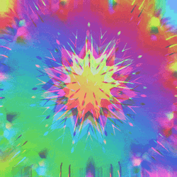 Rainbow Mandala Kaleidoscope GIF