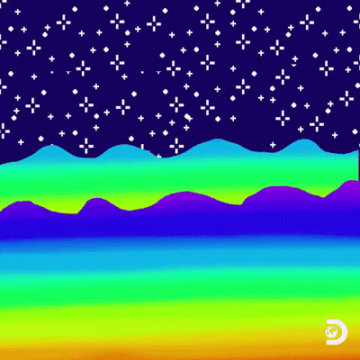 Rainbow Pool Shark Week GIF
