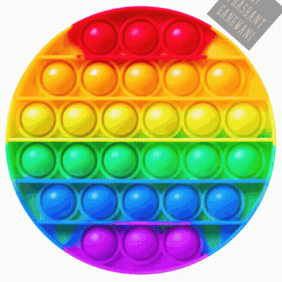 Rainbow Pop It With Rashant Gangwani Tag GIF