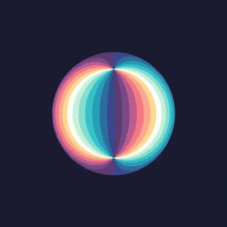 Rainbow Sphere Office Space Milton GIF