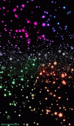 Rainbow Star Sparkles GIF
