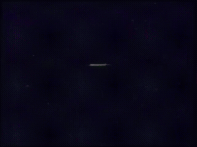 Rainbow TV Logo On Dark Blue GIF