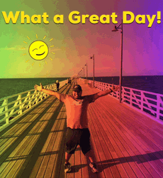 Rainbow What A Great Day Have An Awesome Day GIF
