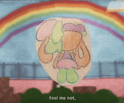 Rainbow With Fool Me Not GIF