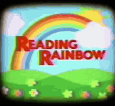 Rainbow With Words Reading Rainbow GIF