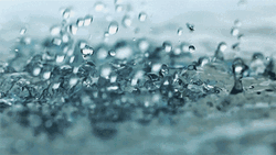 Raindrops Water Bubbling