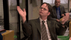 Rainn Wilson Applauding To Congrats In The Office GIF