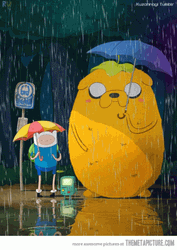 Rainy Friday Adventure Time Flynn And Jake GIF