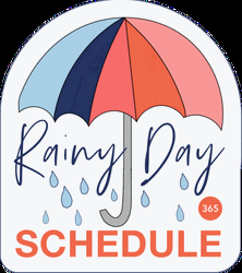 Rainy Good Morning Schedule GIF