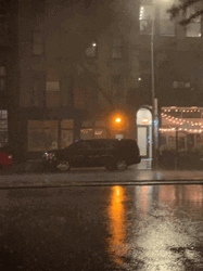 Rainy Night Storm Windy GIF