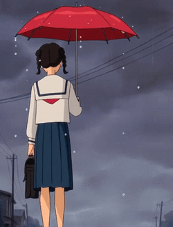 Rainy Saturday Umi Matsuzaki Anime GIF