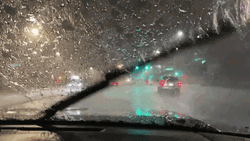 Rainy Tuesday Car Windshield GIF