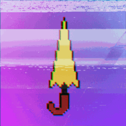 Rainy Tuesday Closing Umbrella GIF