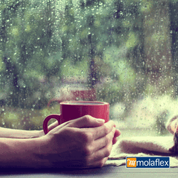 Rainy Tuesday Have Coffee GIF