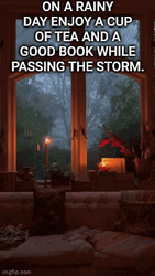 Rainy Tuesday Passing Storm GIF