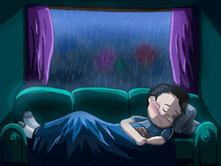 Rainy Tuesday Sleepy Cold Weather GIF