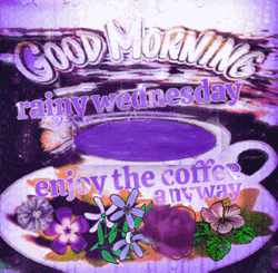 Rainy Wednesday Morning Enjoy The Coffee GIF