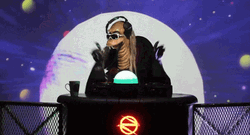 Raise The Roof Alien DJ GIF