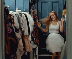 Raise The Roof Carrie Bradshaw GIF