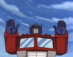 Raise The Roof Optimus Prime GIF