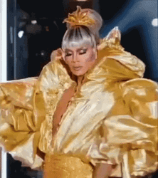 Raja Gemini Wearing Everything Gold GIF