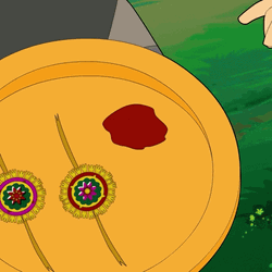 Rakhi Ritual For Siblings Bond GIF