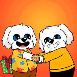 Rakhi Special Gift From Sibling GIF