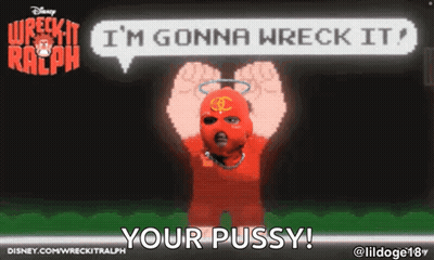 Ralph From Wreck It Ralph Saying I'm Gonna Wreck It GIF