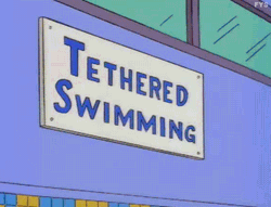 Ralph Wiggum Swimming I Don't Feel Right GIF