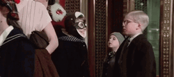 Ralphie Meet The Mask Kid Christmas Story GIF