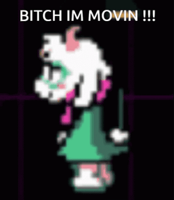 Ralsei Deltarune Bitch Im Moving GIF