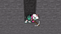 Ralsei Deltarune Excavating Pixel Fall GIF