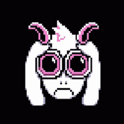 Ralsei Deltarune Pixel Face Shift GIF