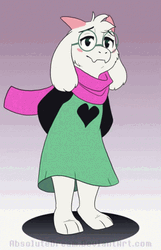 Ralsei Deltarune Spin Dress Change GIF