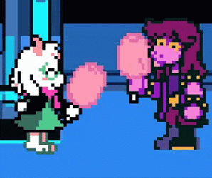 Ralsei Deltarune Susie Sprite Pixel Cotton Candy GIF
