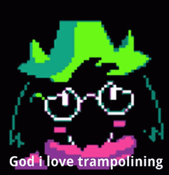Ralsei God I Love Trampolining GIF