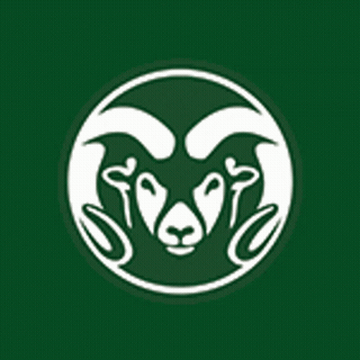 Ram Head In Circle On Green Background GIF