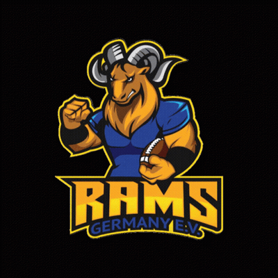 Ram Mascot Holding Football Zmaa GIF