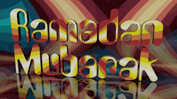 Ramadan Mubarak Digital Art Greeting GIF